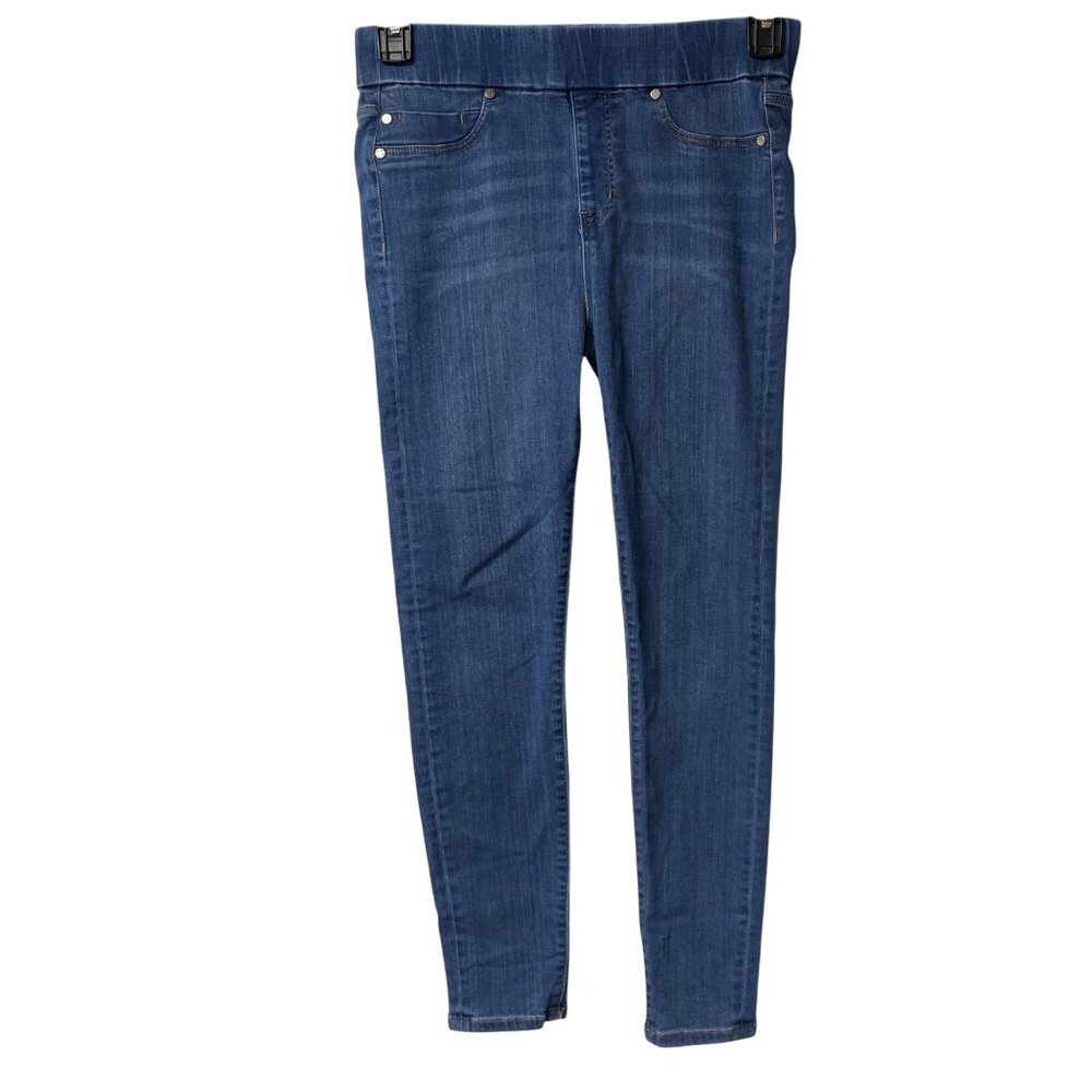 Liverpool Womens High-Rise Ankle Skinny Jeggings 6/28 Blue Denim